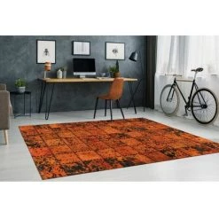 Tapis BOBOCHIC - Tapis Poils Courts OTAWA Motif Animal - Orange 9 Tapis BOBOCHIC - Tapis Poils Courts OTAWA Motif Animal - Orange -BOBOCHIC Soldes 2022 23407226 4