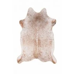 Tapis BOBOCHIC - Tapis Poils Courts TEXAS Motif Animal - Jaune