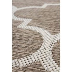 Tapis D'extérieur BOBOCHIC - Tapis D'extérieur ROMON Gris Motif Graphique - Beige -BOBOCHIC Soldes 2022 23407306 4