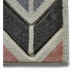 Tapis BOBOCHIC - Tapis Poils Courts QUIM Motif Graphique 120x170 Rose - Rose -BOBOCHIC Soldes 2022 23408279 4