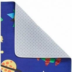 Tapis Enfant BOBOCHIC - Tapis Enfant Poils Courts STATION KID Imprimé 100x150 Bleu - Bleu -BOBOCHIC Soldes 2022 23408361 3