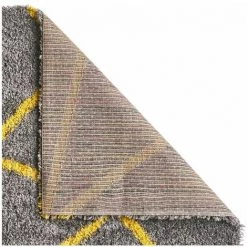 Tapis BOBOCHIC - Tapis Shaggy NOMU Motif Graphique 160x230 Jaune Moutarde - Jaune Moutarde -BOBOCHIC Soldes 2022 23408956 3