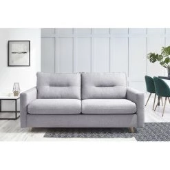 Canapé Lit BOBOCHIC - Canapé Droit Convertible SINKI Gris Silver - Gris Silver -BOBOCHIC Soldes 2022 23409062 4