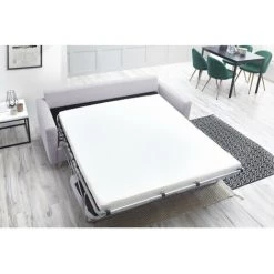 Canapé Lit BOBOCHIC - Canapé Droit Convertible SINKI Gris Silver - Gris Silver -BOBOCHIC Soldes 2022 23409062 5