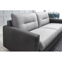 Canapé Lit BOBOCHIC - Canapé Droit Convertible SINKI Gris Clair & Gris Foncé - Gris Clair & Gris Foncé -BOBOCHIC Soldes 2022 23409063 3