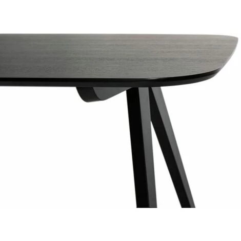 Table à Manger BOBOCHIC - Table à Manger 160 Cm FINKA Bois Noir - Noir 5 Table à Manger BOBOCHIC - Table à Manger 160 Cm FINKA Bois Noir - Noir â Image 3