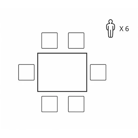 Table à Manger BOBOCHIC - Table à Manger 160 Cm FINKA Bois Noir - Noir 7 Table à Manger BOBOCHIC - Table à Manger 160 Cm FINKA Bois Noir - Noir â Image 5