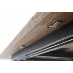 Table à Manger BOBOCHIC - Table à Manger Extensible 140 à 200 Cm BOGOTA Pieds En Métal Chêne - Chêne -BOBOCHIC Soldes 2022 23409257 5