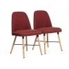 Chaise Et Fauteuil De Table BOBOCHIC - Lot De 2 Chaises De Table MITIO Rouge - Rouge -BOBOCHIC Soldes 2022 23409318 1