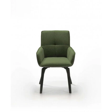 Fauteuils BOBOCHIC - Ensemble De 2 Fauteuils CASTEL Vert - Vert 4 Fauteuils BOBOCHIC - Ensemble De 2 Fauteuils CASTEL Vert - Vert – Image 2