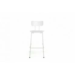 Tabouret De Bar BOBOCHIC - Lot De 2 Tabourets De Bar H 98cm FONTI Blanc - Blanc -BOBOCHIC Soldes 2022 23409463 5