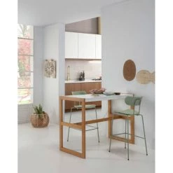 Tabouret De Bar BOBOCHIC - Lot De 2 Tabourets De Bar H 98cm FONTI Vert Clair - Vert 9 Tabouret De Bar BOBOCHIC - Lot De 2 Tabourets De Bar H 98cm FONTI Vert Clair - Vert -BOBOCHIC Soldes 2022 23409467 3