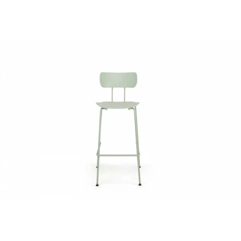 Tabouret De Bar BOBOCHIC - Lot De 2 Tabourets De Bar H 98cm FONTI Vert Clair - Vert 7 Tabouret De Bar BOBOCHIC - Lot De 2 Tabourets De Bar H 98cm FONTI Vert Clair - Vert – Image 5