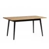 Table à Manger BOBOCHIC - Table à Manger 150 Cm KATIO Couleur Noir Et Bois Clair - Bois -BOBOCHIC Soldes 2022 23409575 1
