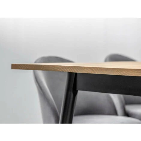 Table à Manger BOBOCHIC - Table à Manger 150 Cm KATIO Couleur Noir Et Bois Clair - Bois 6 Table à Manger BOBOCHIC - Table à Manger 150 Cm KATIO Couleur Noir Et Bois Clair - Bois – Image 4