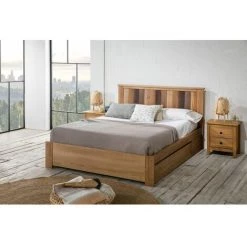 Table De Chevet BOBOCHIC - Table De Chevet KRISTA Bois Clair - Marron -BOBOCHIC Soldes 2022 23409627 5