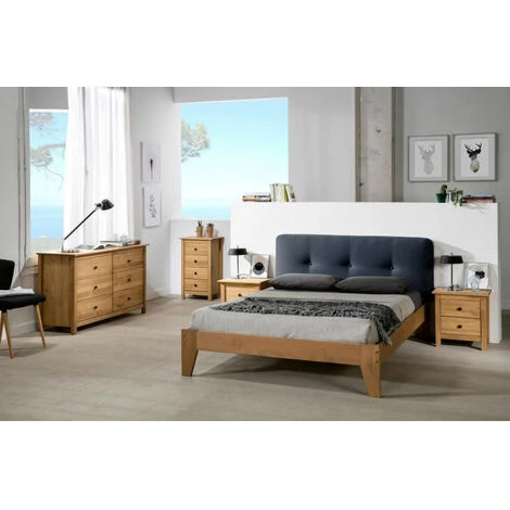 Commodes BOBOCHIC - Chiffonier KRISTA Bois Clair - Marron 6 Commodes BOBOCHIC - Chiffonier KRISTA Bois Clair - Marron – Image 4