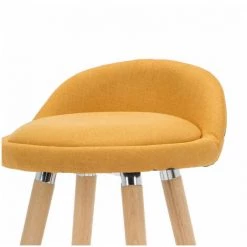 Tabouret De Bar BOBOCHIC - Lot De 2 Tabourets H.79 Cm ANIS Tissu Jaune - Jaune 11 Tabouret De Bar BOBOCHIC - Lot De 2 Tabourets H.79 Cm ANIS Tissu Jaune - Jaune -BOBOCHIC Soldes 2022 23409787 5