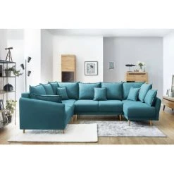 Canapés D'angle Convertibles BOBOCHIC - Canapé Panoramique XXXL Convertible Coffre MIA Angle Gauche Bleu Canard - Bleu Canard 10 Canapés D'angle Convertibles BOBOCHIC - Canapé Panoramique XXXL Convertible Coffre MIA Angle Gauche Bleu Canard - Bleu Canard -BOBOCHIC Soldes 2022 23409936 4