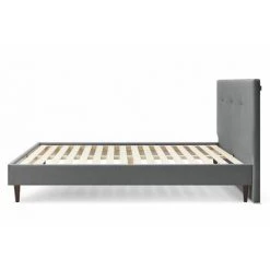 Lit BOBOCHIC - Lit 160x200 Cm TORY Avec Lattes Massives Et Pieds En Bois Wengé 160x200 Anthracite - Anthracite 9 Lit BOBOCHIC - Lit 160x200 Cm TORY Avec Lattes Massives Et Pieds En Bois Wengé 160x200 Anthracite - Anthracite -BOBOCHIC Soldes 2022 23410103 3