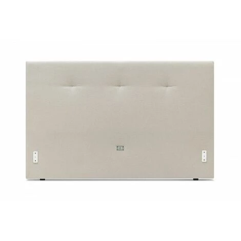 Lit BOBOCHIC - Lit 180x200 Cm TORY Avec Lattes Massives Et Pieds En Bois Wengé 180x200 Beige - Beige 6 Lit BOBOCHIC - Lit 180x200 Cm TORY Avec Lattes Massives Et Pieds En Bois Wengé 180x200 Beige - Beige â Image 4