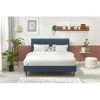 Lit BOBOCHIC - Lit 140x190 Cm CARRE Avec Lattes Massives Pieds Bois Wengé 140x190 Bleu - Bleu -BOBOCHIC Soldes 2022 23410178 1