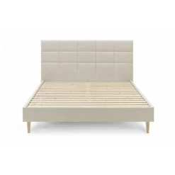 Lit BOBOCHIC - Lit 160x200 Cm CARRE Avec Lattes Massives Pieds Bois Naturel 160x200 Beige - Beige 9 Lit BOBOCHIC - Lit 160x200 Cm CARRE Avec Lattes Massives Pieds Bois Naturel 160x200 Beige - Beige -BOBOCHIC Soldes 2022 23410257 3