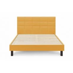 Lit BOBOCHIC - Lit 180x200 Cm CARRE Lattes Massives Pieds Carrés Bois Wengé 180x200 Jaune Moutarde - Jaune Moutarde 7 Lit BOBOCHIC - Lit 180x200 Cm CARRE Lattes Massives Pieds Carrés Bois Wengé 180x200 Jaune Moutarde - Jaune Moutarde -BOBOCHIC Soldes 2022 23410287 2