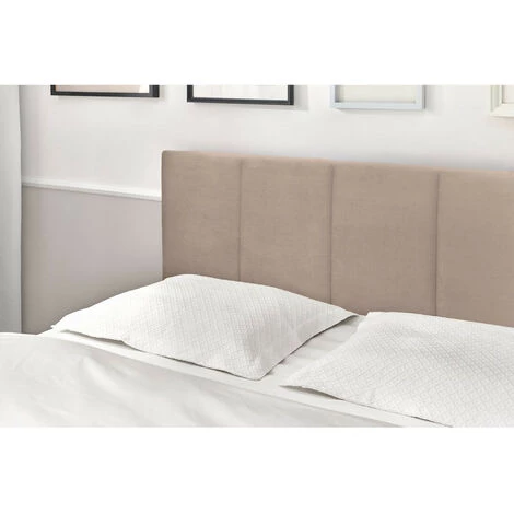 Lit BOBOCHIC - Lit 140x190 Cm VIVARA Lattes Massives Pieds Carrés En Bois Wengé 140x190 Beige - Beige 7 Lit BOBOCHIC - Lit 140x190 Cm VIVARA Lattes Massives Pieds Carrés En Bois Wengé 140x190 Beige - Beige â Image 5