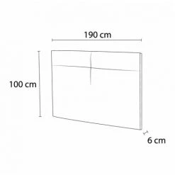 Tête De Lit BOBOCHIC - Tête De Lit 190cm ELYNA Beige - Beige -BOBOCHIC Soldes 2022 23410543 3