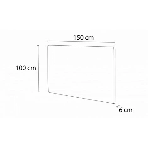 Tête De Lit BOBOCHIC - Tête De Lit 150cm ANJA Anthracite - Anthracite 5 Tête De Lit BOBOCHIC - Tête De Lit 150cm ANJA Anthracite - Anthracite – Image 3