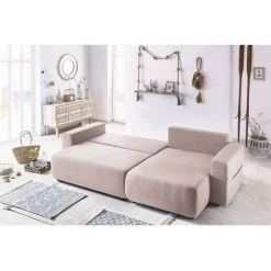 Canapés D'angle Convertibles BOBOCHIC - Canapé D'angle Réversible Convertible Coffre ENVY Rose - Rose 11 Canapés D'angle Convertibles BOBOCHIC - Canapé D'angle Réversible Convertible Coffre ENVY Rose - Rose -BOBOCHIC Soldes 2022 23410777 5