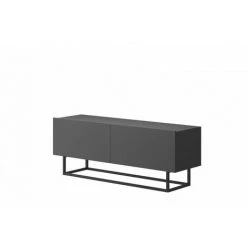 Meubles TV BOBOCHIC - Meuble TV 120 Cm ENJOY IT TWO Anthracite - Anthracite
