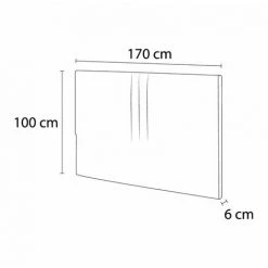 Tête De Lit BOBOCHIC - Tête De Lit 170cm KERRY 170 Gris - Gris -BOBOCHIC Soldes 2022 23410971 3