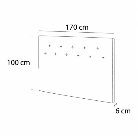 Tête De Lit BOBOCHIC - Tête De Lit 170cm PERRY 170 Taupe - Taupe 5 Tête De Lit BOBOCHIC - Tête De Lit 170cm PERRY 170 Taupe - Taupe – Image 3