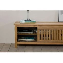 Meubles TV BOBOCHIC - Meuble TV 158 Cm CAPRI Bois Clair - Bois Naturel -BOBOCHIC Soldes 2022 23506337 4