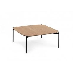 Tables Basses BOBOCHIC - Table Basse SINIO Noir Et Bois Clair - Noir