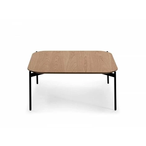 Tables Basses BOBOCHIC - Table Basse SINIO Noir Et Bois Clair - Noir 7 Tables Basses BOBOCHIC - Table Basse SINIO Noir Et Bois Clair - Noir – Image 5