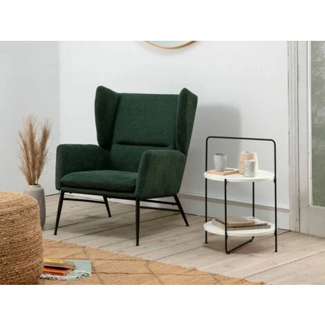 Bout De Canapé BOBOCHIC - Bout De Canapé TENIO Blanc - Blanc 4 Bout De Canapé BOBOCHIC - Bout De Canapé TENIO Blanc - Blanc – Image 2