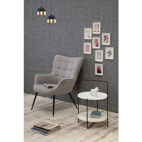 Bout De Canapé BOBOCHIC - Bout De Canapé TENIO Blanc - Blanc 5 Bout De Canapé BOBOCHIC - Bout De Canapé TENIO Blanc - Blanc – Image 3