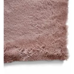 Tapis BOBOCHIC - Tapis Tissé à La Main Poils Longs TOBIO Uni 60x120 Rose - Rose -BOBOCHIC Soldes 2022 23535040 4