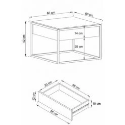 Tables Basses BOBOCHIC - Table Basse 1 Tiroir ENJOY IT Chêne Et Noir - Chêne Et Noir 7 Tables Basses BOBOCHIC - Table Basse 1 Tiroir ENJOY IT Chêne Et Noir - Chêne Et Noir -BOBOCHIC Soldes 2022 23535581 3