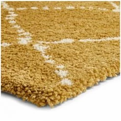 Tapis BOBOCHIC - Tapis Shaggy NOME Motif Berbère 120x170 Jaune - Jaune -BOBOCHIC Soldes 2022 23704555 5