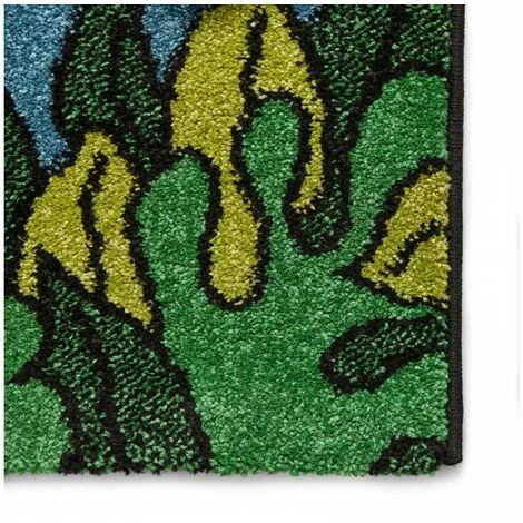 Tapis Enfant BOBOCHIC - Tapis Enfant Poils Courts JUNGLE KID Imprimé 80x150 Vert - Vert 6 Tapis Enfant BOBOCHIC - Tapis Enfant Poils Courts JUNGLE KID Imprimé 80x150 Vert - Vert – Image 4