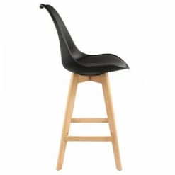 Tabouret De Bar BOBOCHIC - Lot De 4 Tabourets De Bar H 106cm MIKADO Noir - Noir -BOBOCHIC Soldes 2022 24074348 4