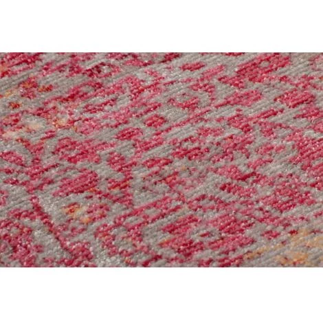 Tapis BOBOCHIC - Tapis Poils Courts FONZY Motif Vintage - Orange 5 Tapis BOBOCHIC - Tapis Poils Courts FONZY Motif Vintage - Orange – Image 3