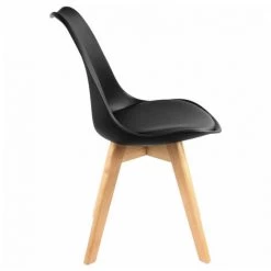 Chaise Et Fauteuil De Table BOBOCHIC - Lot De 4 Chaises De Table MIKO Noir - Noir -BOBOCHIC Soldes 2022 24500208 5