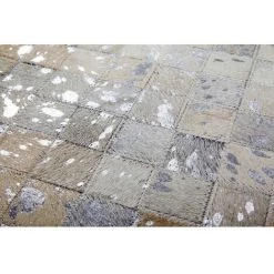 Tapis BOBOCHIC - Tapis Fabrication Artisanale KIMI Motif Glamour - Gris -BOBOCHIC Soldes 2022 24806266 4