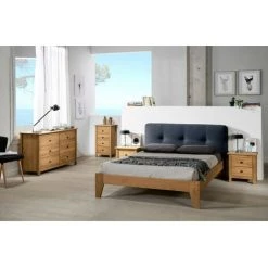 Commodes BOBOCHIC - Commode 6 Tiroirs KRISTA Bois Clair - Marron -BOBOCHIC Soldes 2022 24806301 3