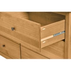 Commodes BOBOCHIC - Commode 6 Tiroirs KRISTA Bois Clair - Marron -BOBOCHIC Soldes 2022 24806301 4